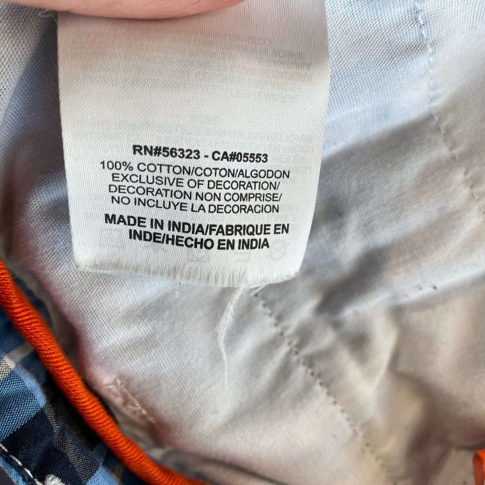 Nike The Athletic Dept Blue Plaid Cargo Shorts - Picture 7 of 7